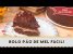BOLO PÃO DE MEL RECHEADO de doce de leite e com Ganache de Chocolate – Receitas de Minuto #206