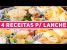 MARMITA: 4 RECEITAS DE LANCHES INCRÍVEIS PARA LEVAR  (Muffin de Limão, Enroladinho de Queijo e +)