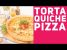 UMA QUICHE BEM DIFERENTE DE PIZZA (Torta quiche com “massa podre”) – Receitas de Minuto #363