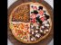 Pizza de cookie de 4 sabores