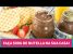 Como fazer NUTELLA CASEIRA fácil e econômica só 5 ingredientes! | Receita de CREME DE AVELÃ caseiro