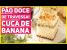 LANCHE DA TARDE MUITO FÁCIL! CUCA DE BANANA COM FAROFA CROCANTE | Receitas de Minuto 510